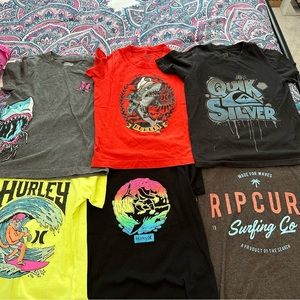 Boys surf brand T-shirts size 7